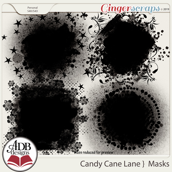 Candy Cane Lane Masks