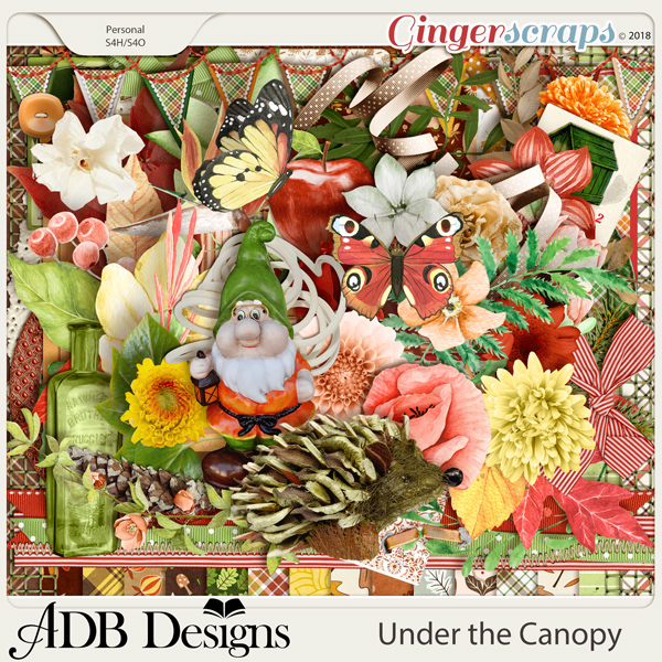 Under The Canopy Page Kit by ADB Designs