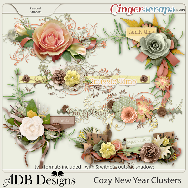 Cozy New Year Clusters by ADB Designs