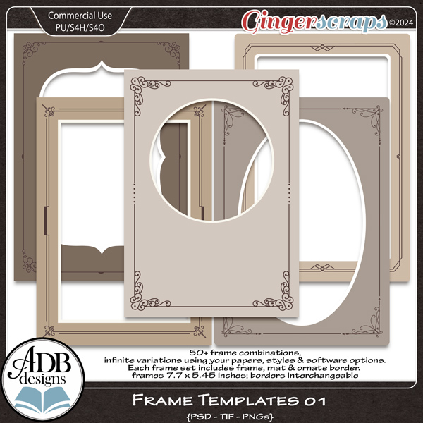 Frame Templates Vol 1 (CU-PU-S4O/H)