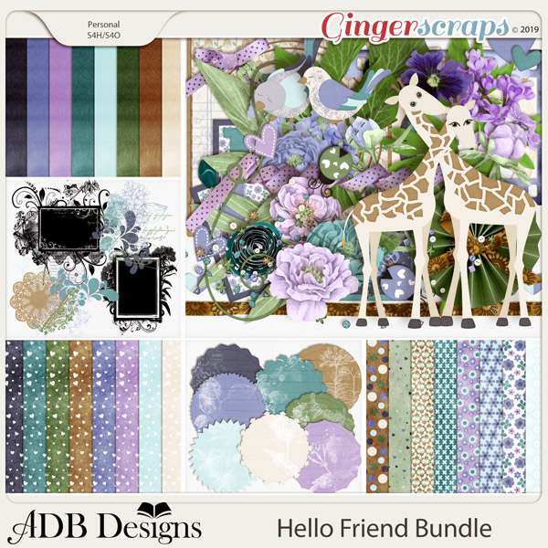 Hello Friend Bundle by ADB Designs