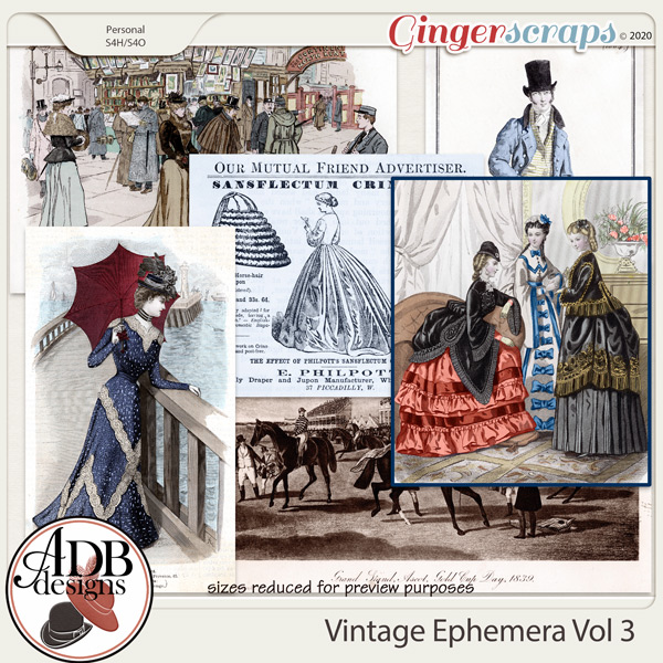 Heritage Resource Vintage Ephemera Vol 03 by ADB Designs
