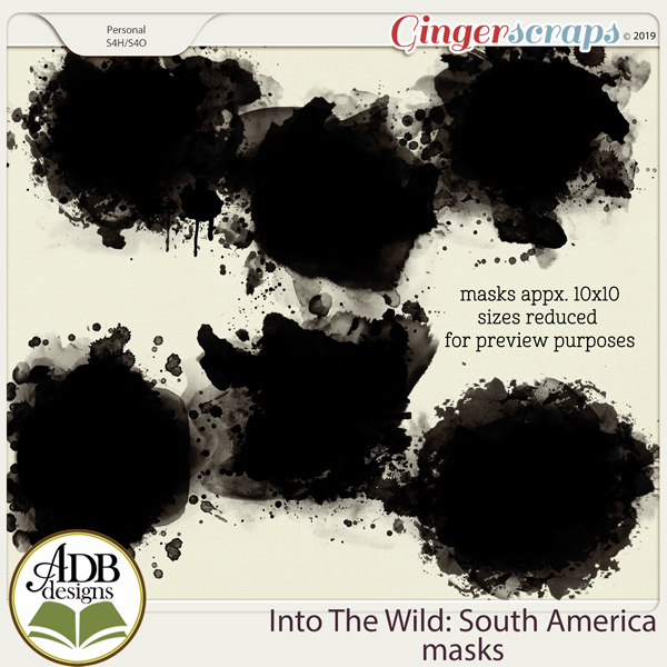 Into The Wild South America Masks by ADB Designs