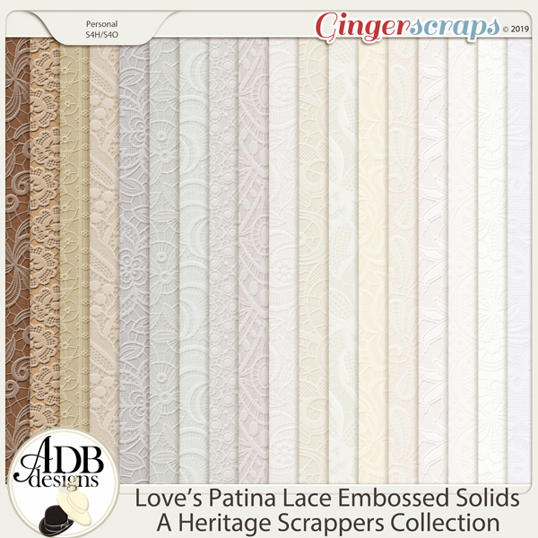 Love's Patina Embossed Solids by ADB Designs