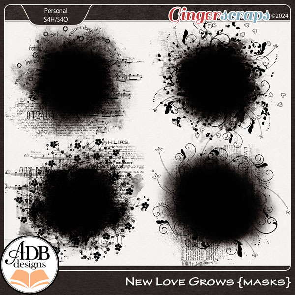 New Love Grows Masks by ADB Designs