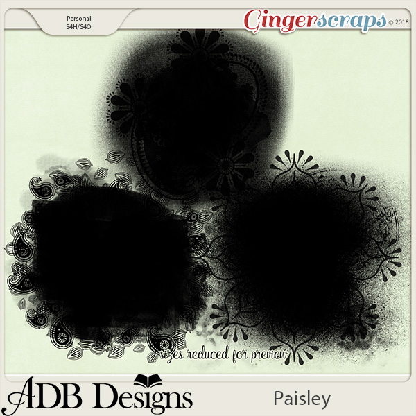 Paisley Masks by ADB Designs