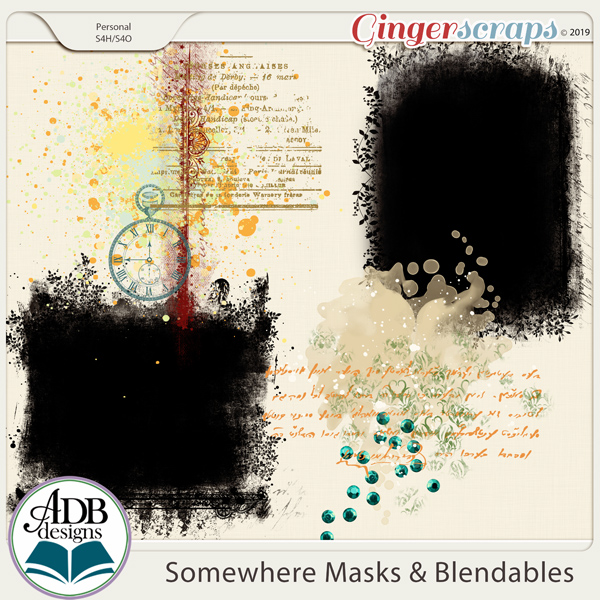 Somewhere Masks & Blendables by ADB Designs