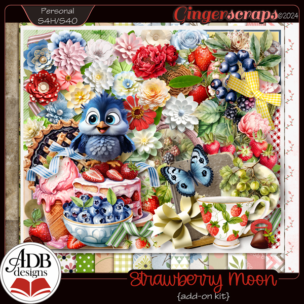 Strawberry Moon Add-On Page Kit