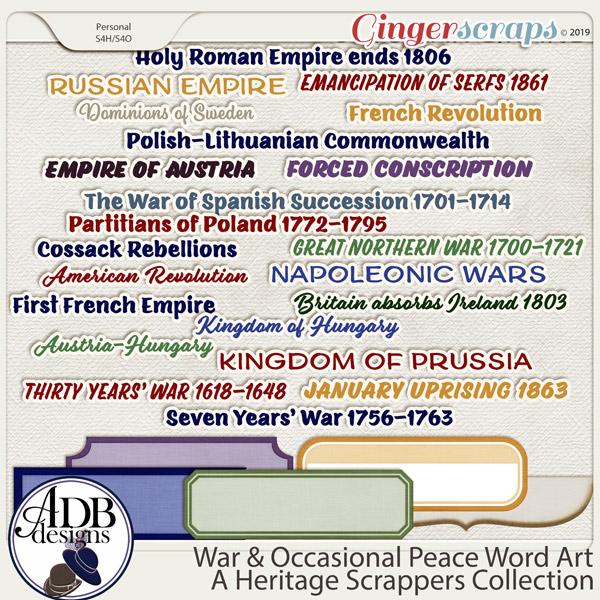 War and Occasional Peace Word Art by ADB Designs