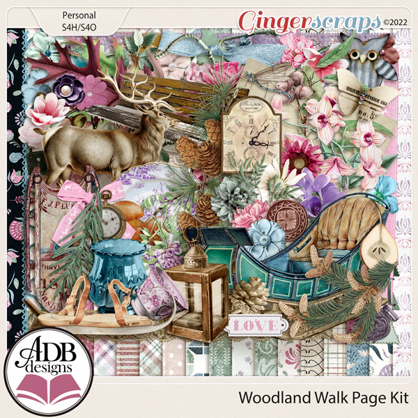 Woodland Walk Page Kit