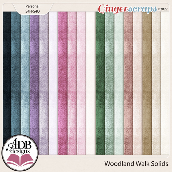 Woodland Walk Solid Papers