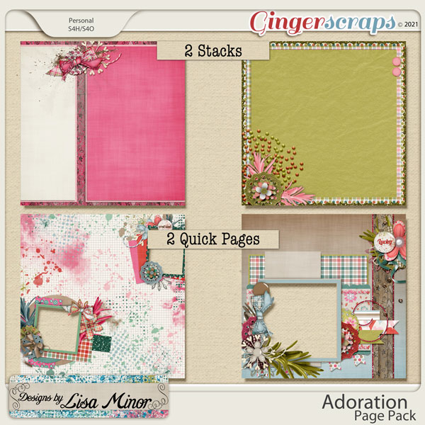 Adoration Page Pack from Designs by Lisa Minor