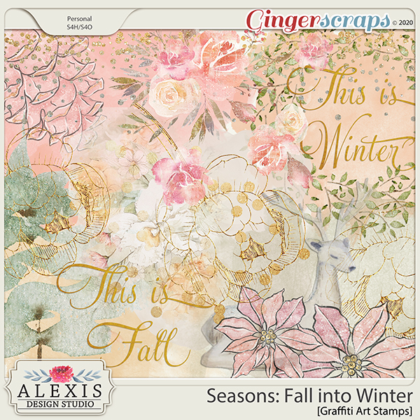 Seasons: Fall into Winter - Graffiti Art Stamps