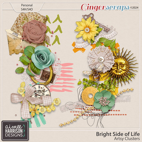 Bright Side of Life Artsy Clusters by Aimee Harrison