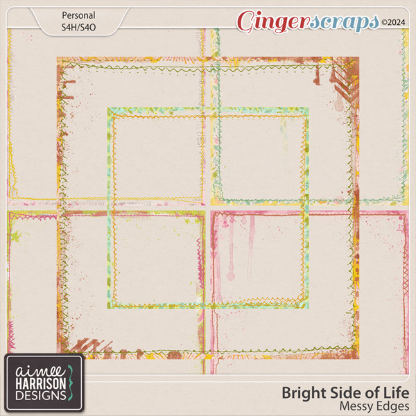 Bright Side of Life Messy Edges by Aimee Harrison