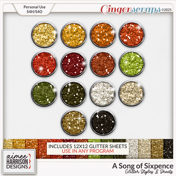 A Song of Sixpence Glitters by Aimee Harrison