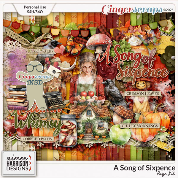 A Song of Sixpence Page Kit by Aimee Harrison