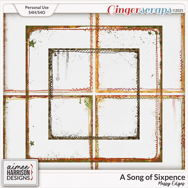 A Song of Sixpence Messy Edges by Aimee Harrison