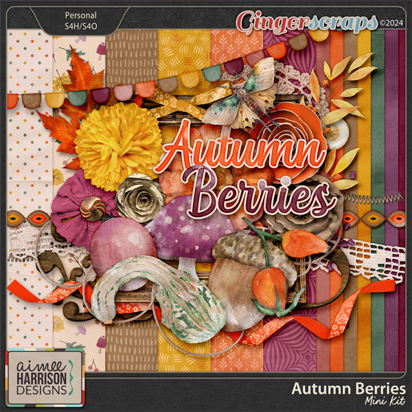 Autumn Berries Mini Kit by Aimee Harrison