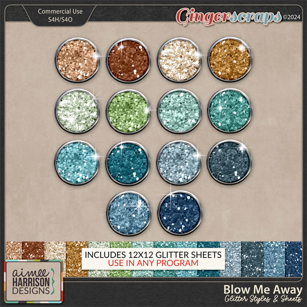 Blow Me Away Glitters by Aimee Harrison