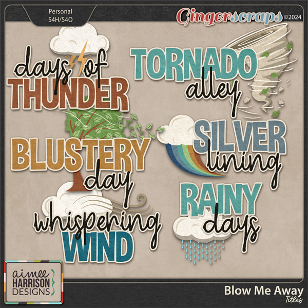 Blow Me Away Titles by Aimee Harrison