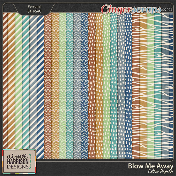 Blow Me Away Extra Papers by Aimee Harrison