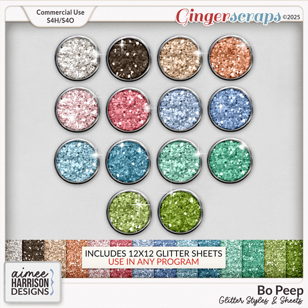 Bo Peep Glitters by Aimee Harrison