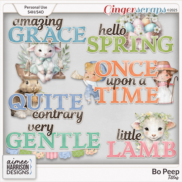 Bo Peep Titles by Aimee Harrison