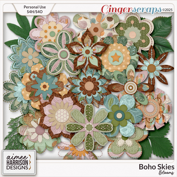 Boho Skies Blooms by Aimee Harrison