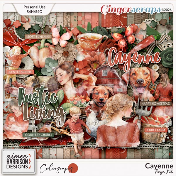 Cayenne Page Kit by Aimee Harrison