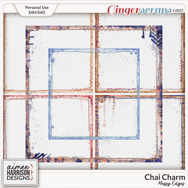Chai Charm Messy Edges by Aimee Harrison