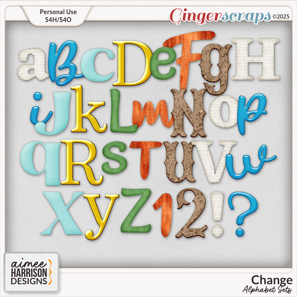 Change Alphabet Sets by Aimee Harrison
