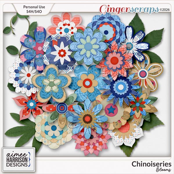 Chinoiseries Blooms by Aimee Harrison