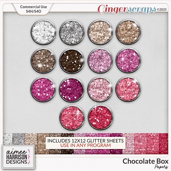 Chocolate Box Glitters by Aimee Harrison