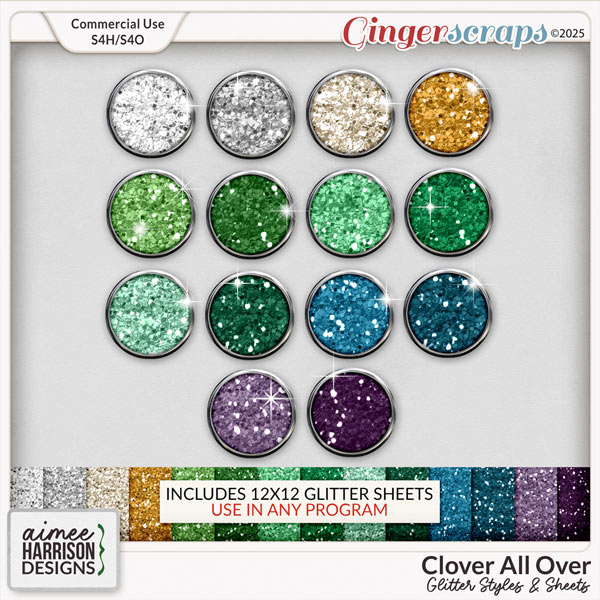 Clover All Over Glitters by Aimee Harrison