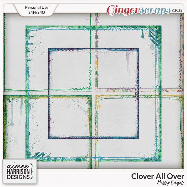 Clover All Over Messy Edges by Aimee Harrison