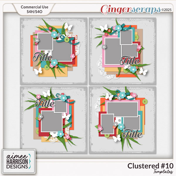 Clustered #10 Templates by Aimee Harrison