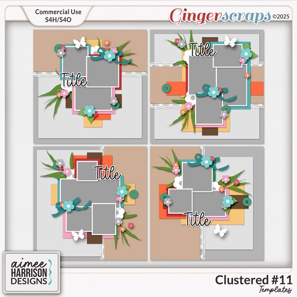 Clustered #11 Templates by Aimee Harrison