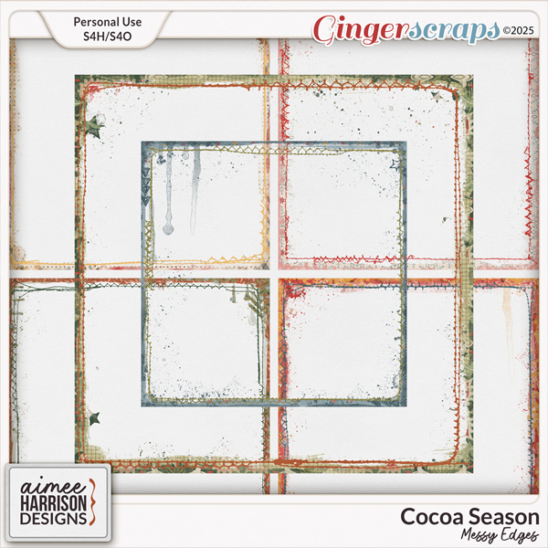 Cocoa Season Messy Edges by Aimee Harrison