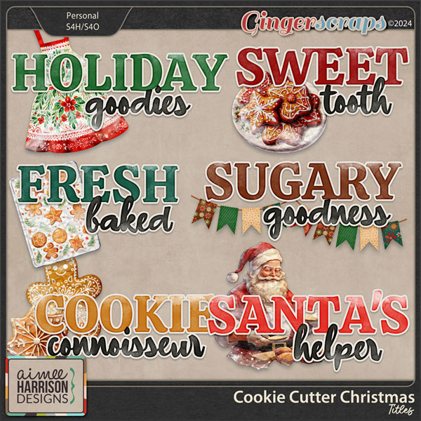 Cookie Cutter Christmas Titles by Aimee Harrison