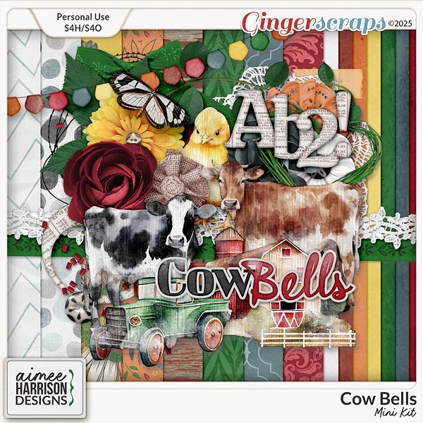 Cow Bells Mini Kit by Aimee Harrison