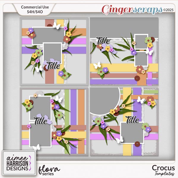Crocus Templates by Aimee Harrison