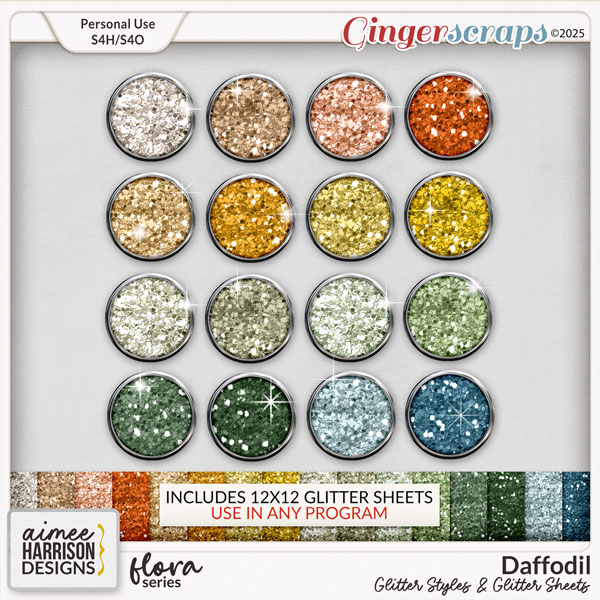 Daffodil Glitters by Aimee Harrison