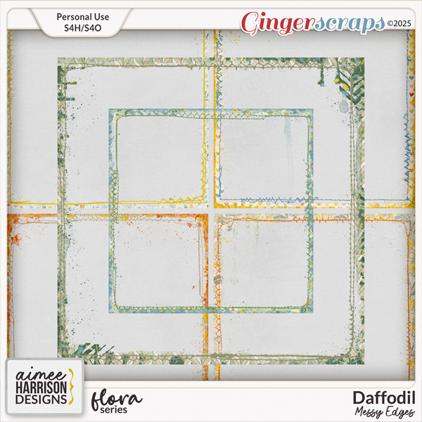 Daffodil Messy Edges by Aimee Harrison