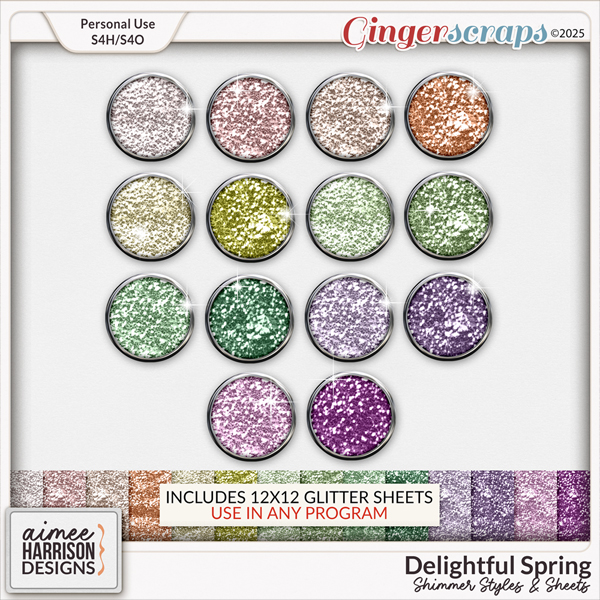 Delightful Spring Shimmers by Aimee Harrison