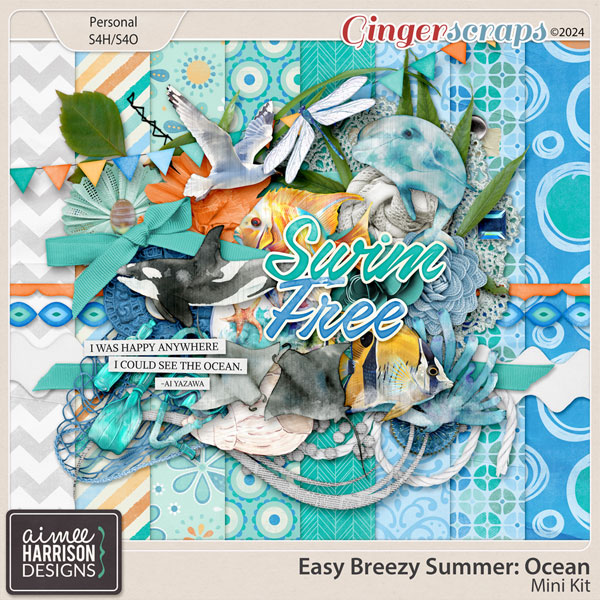 Easy Breezy Summer: Ocean Mini Kit by Aimee Harrison