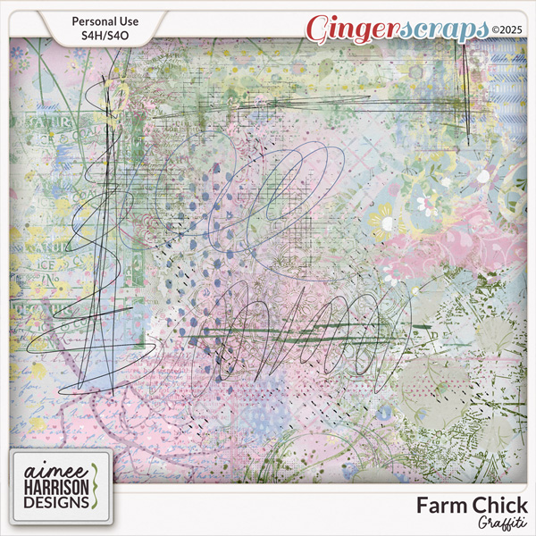 Farm Chick Graffiti by Aimee Harrison