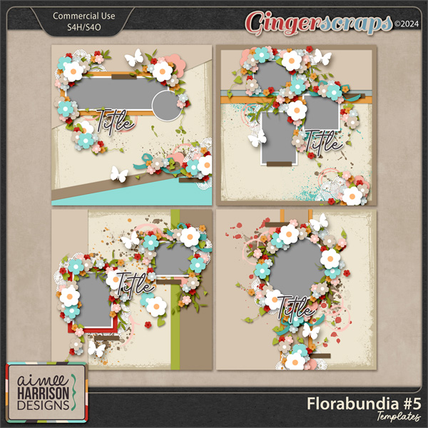 Florabundia #5 Templates by Aimee Harrison