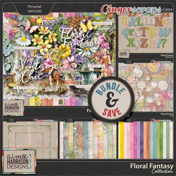 Floral Fantasy Collection by Aimee Harrison