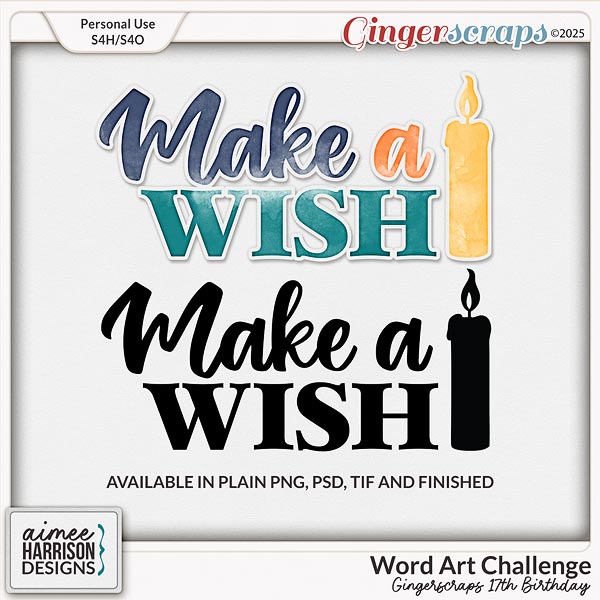GS 17th Birthday Word Art Challenge
